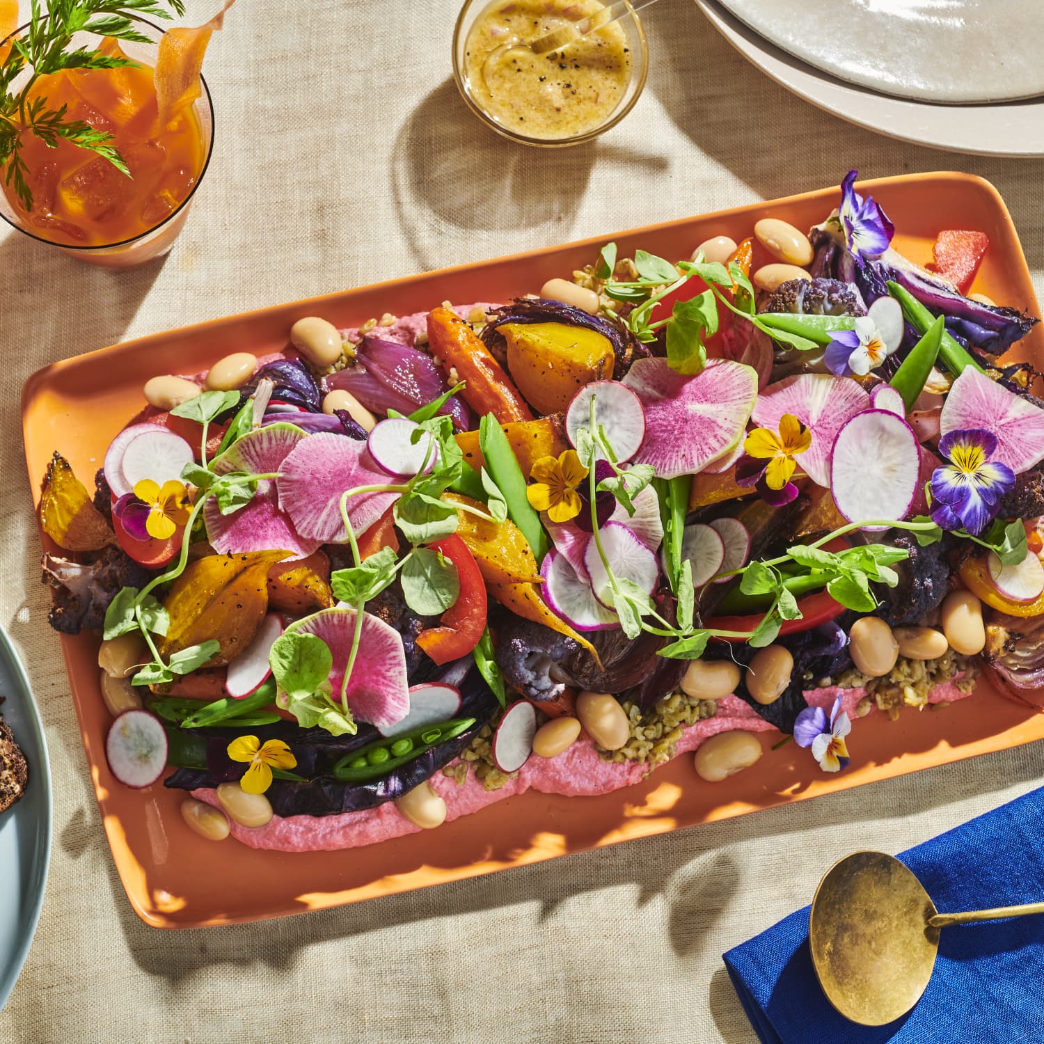 The Grain Bowl Goes Big Really Big in a Party Menu Where Vegetables Star